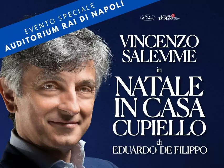 Featured image for “Evento speciale Vincenzo Salemme in “Natale in Casa Cupiello” di Eduardo De Filippo all’Auditorium Rai di Napoli!”