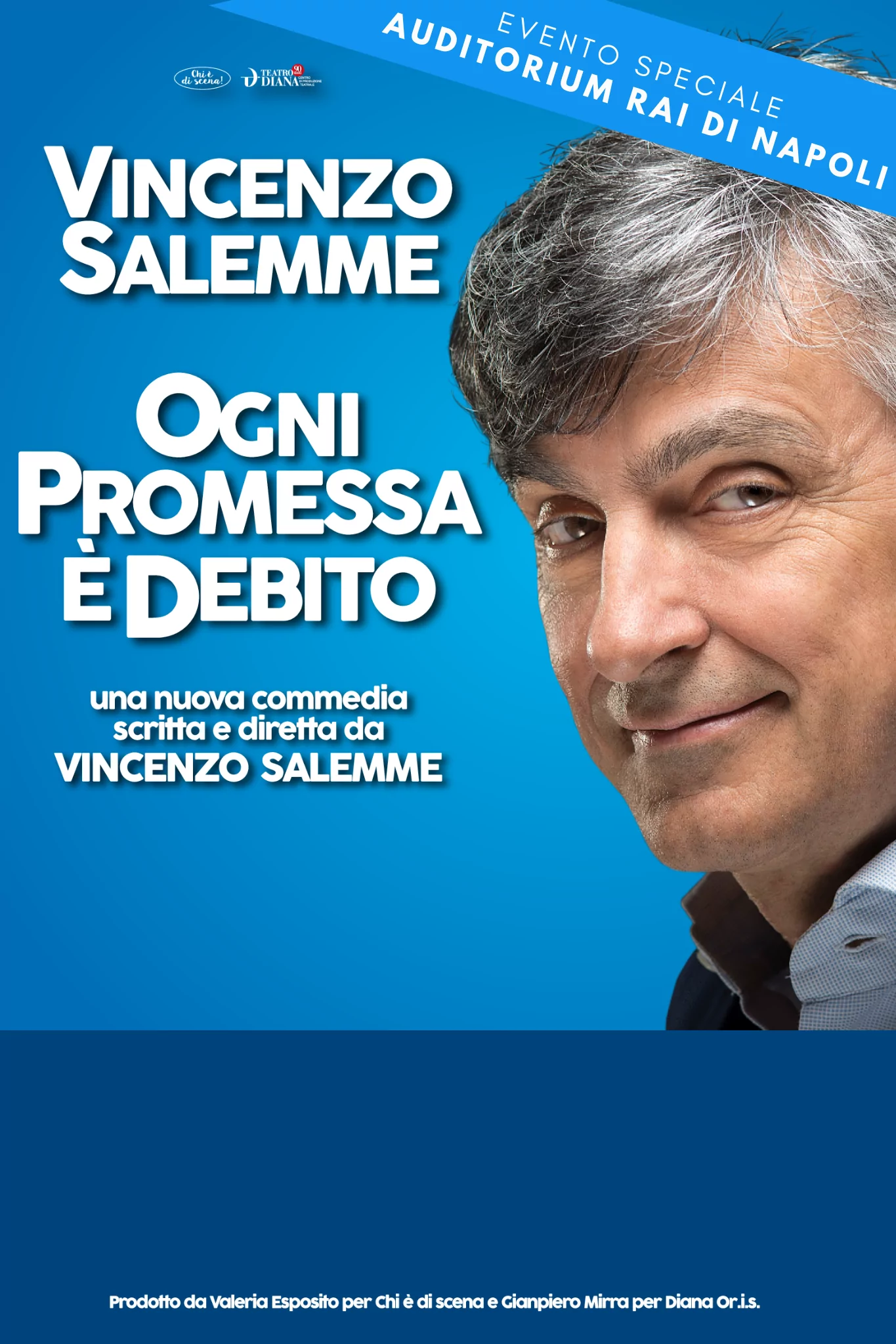Featured image for “EVENTO SPECIALE:
Vincenzo Salemme con il suo nuovo imperdibile spettacolo “Ogni promessa è debito”
sarà all’Auditorium Rai di Napoli!”